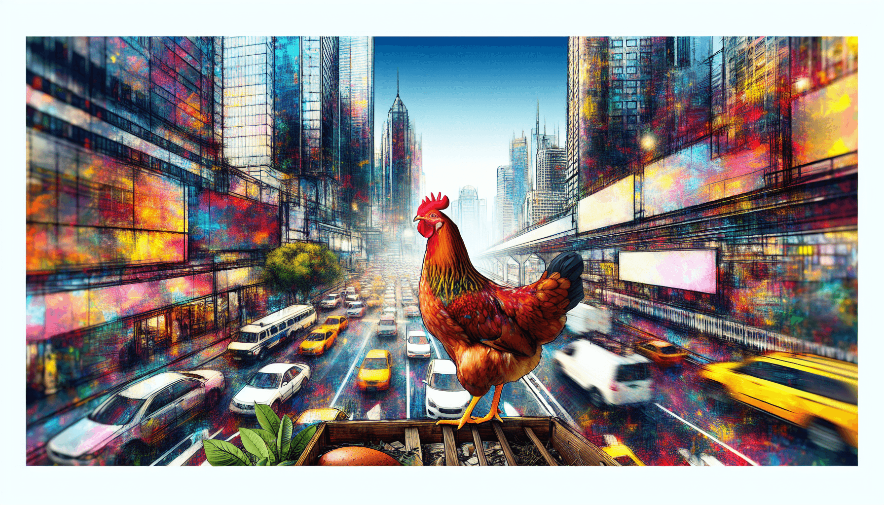 City Streets from Chicken's Eye View
